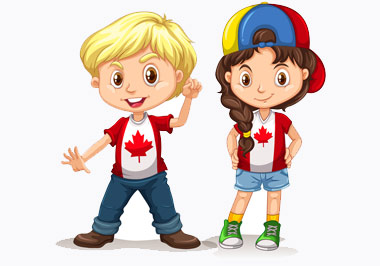 Kanada-visum för barn